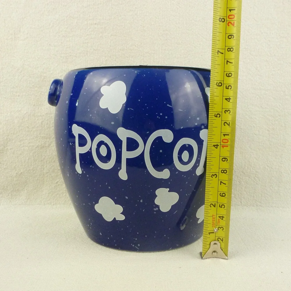 WMG 2004 Ceramic Popcorn Bucket and 3 Individual Serving‎ Bowls Set Multi